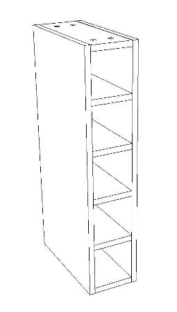 Range bouteille en hauteur