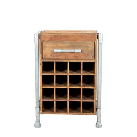 Range bouteille style industriel