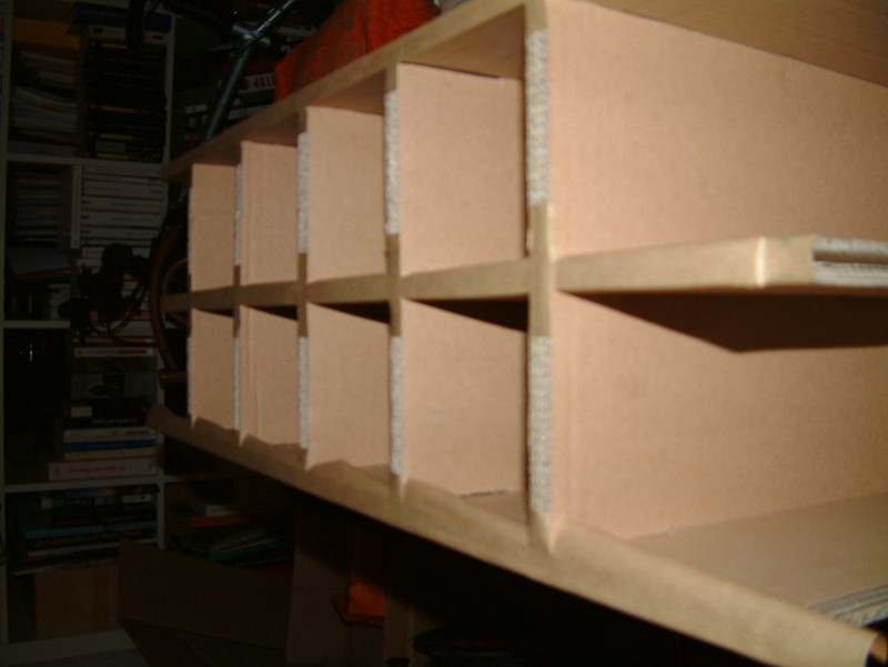 Fabriquer un range bouteille en carton