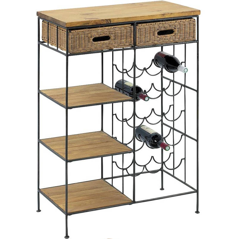 Casier a bouteille decoratif