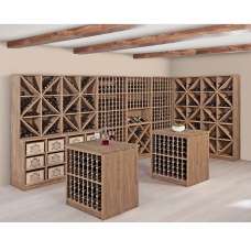Etagere vin bois