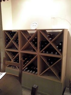 Casier cave a vin bois