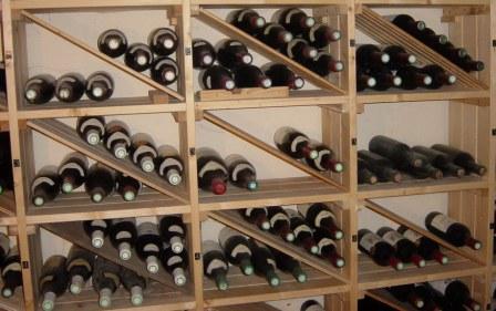 Fabriquer casier a vin en bois