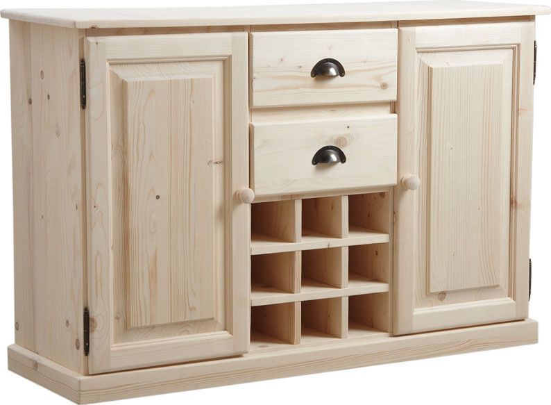 Meuble range bouteille en bois