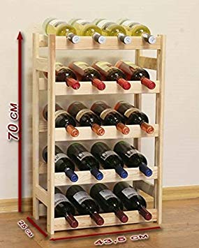 Casier en bois pour bouteille de vin