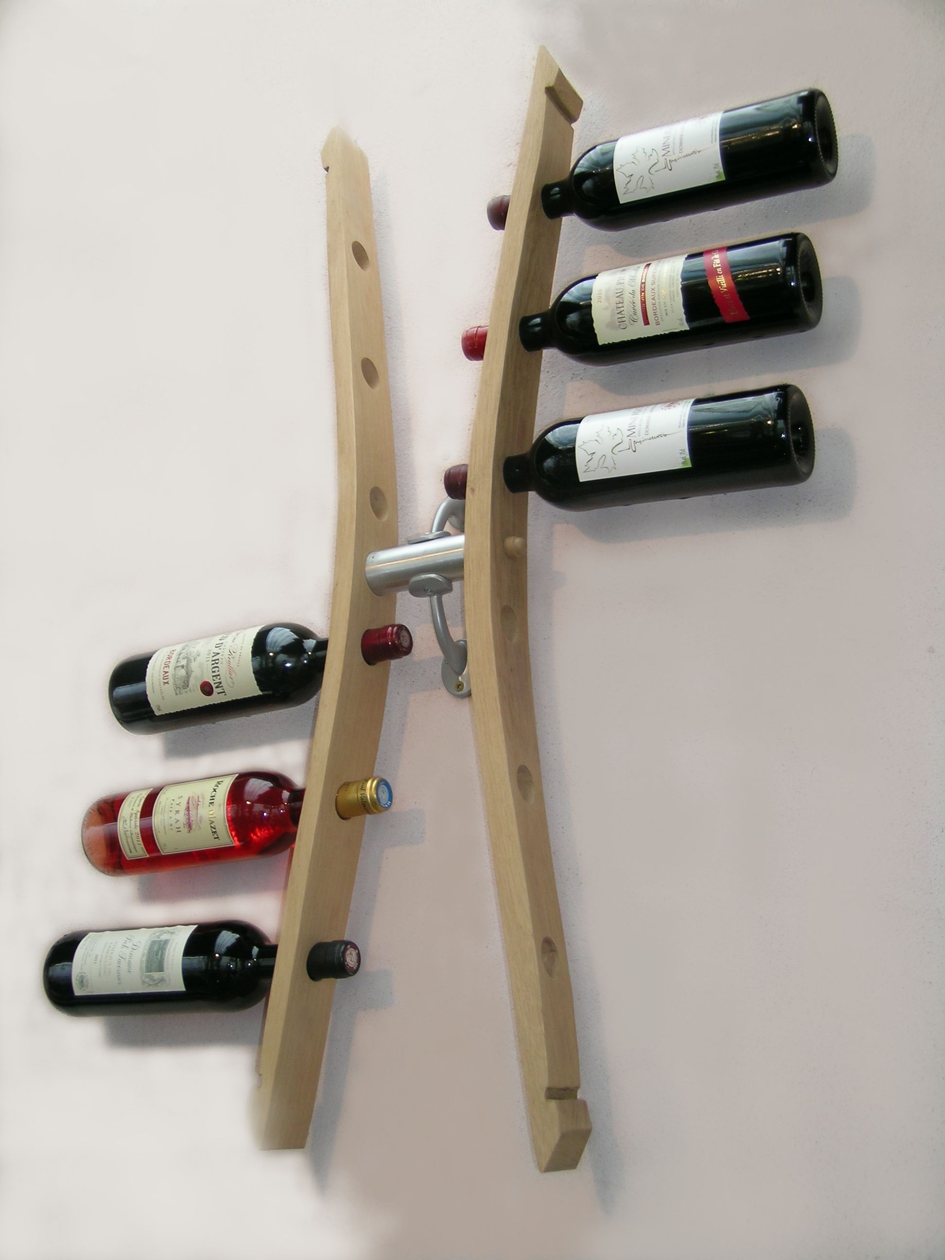 Porte bouteille mural pinterest