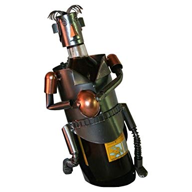 Porte bouteille metal rugby