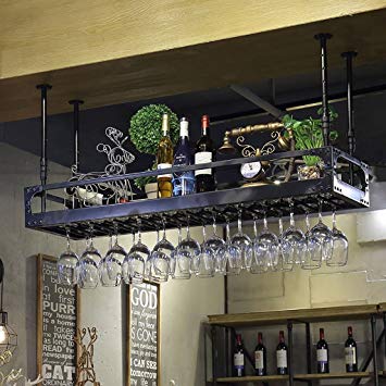 Porte bouteille bar mural