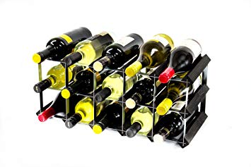 Casier 15 bouteilles bois/galva