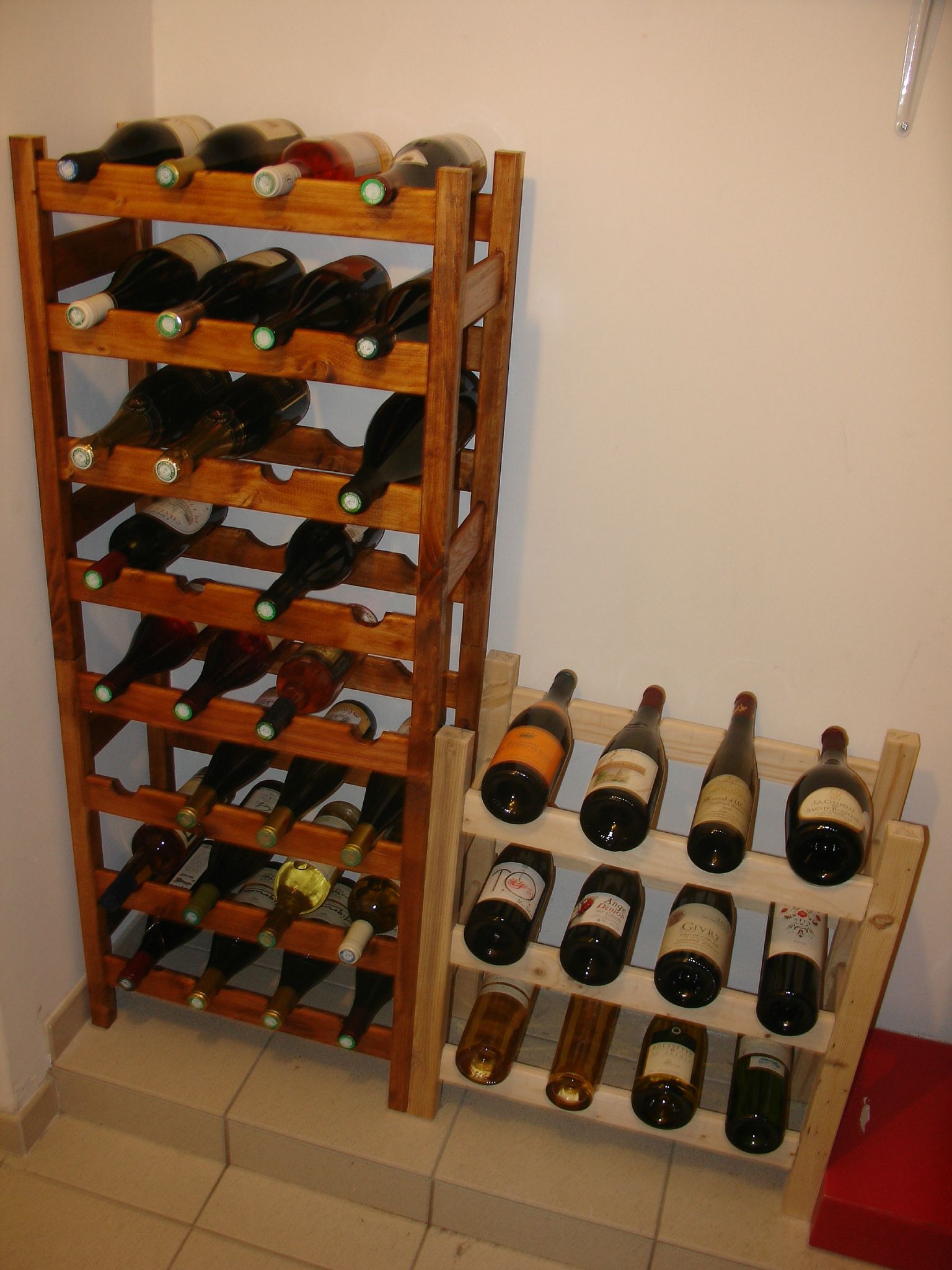 Fabriquer un range bouteille en palette