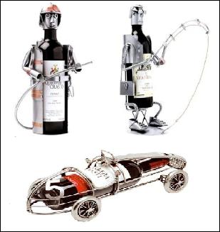 Porte bouteille fer moto