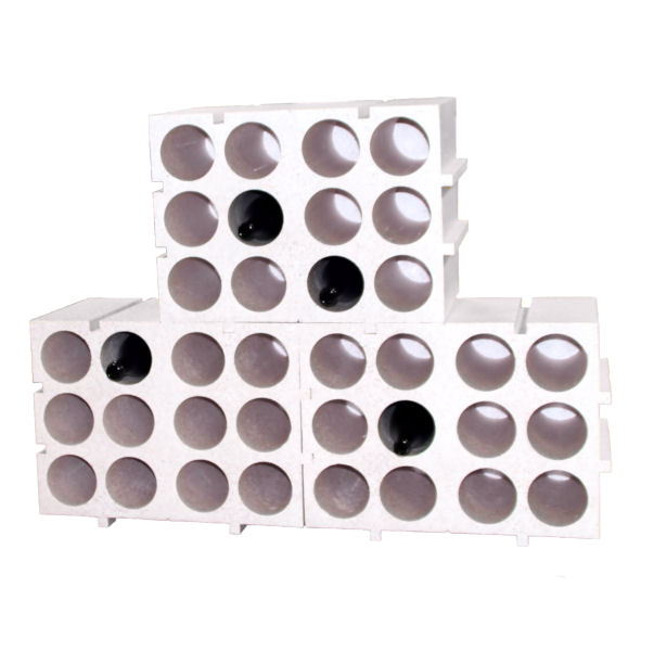 Casier bouteille polystyrene vertical