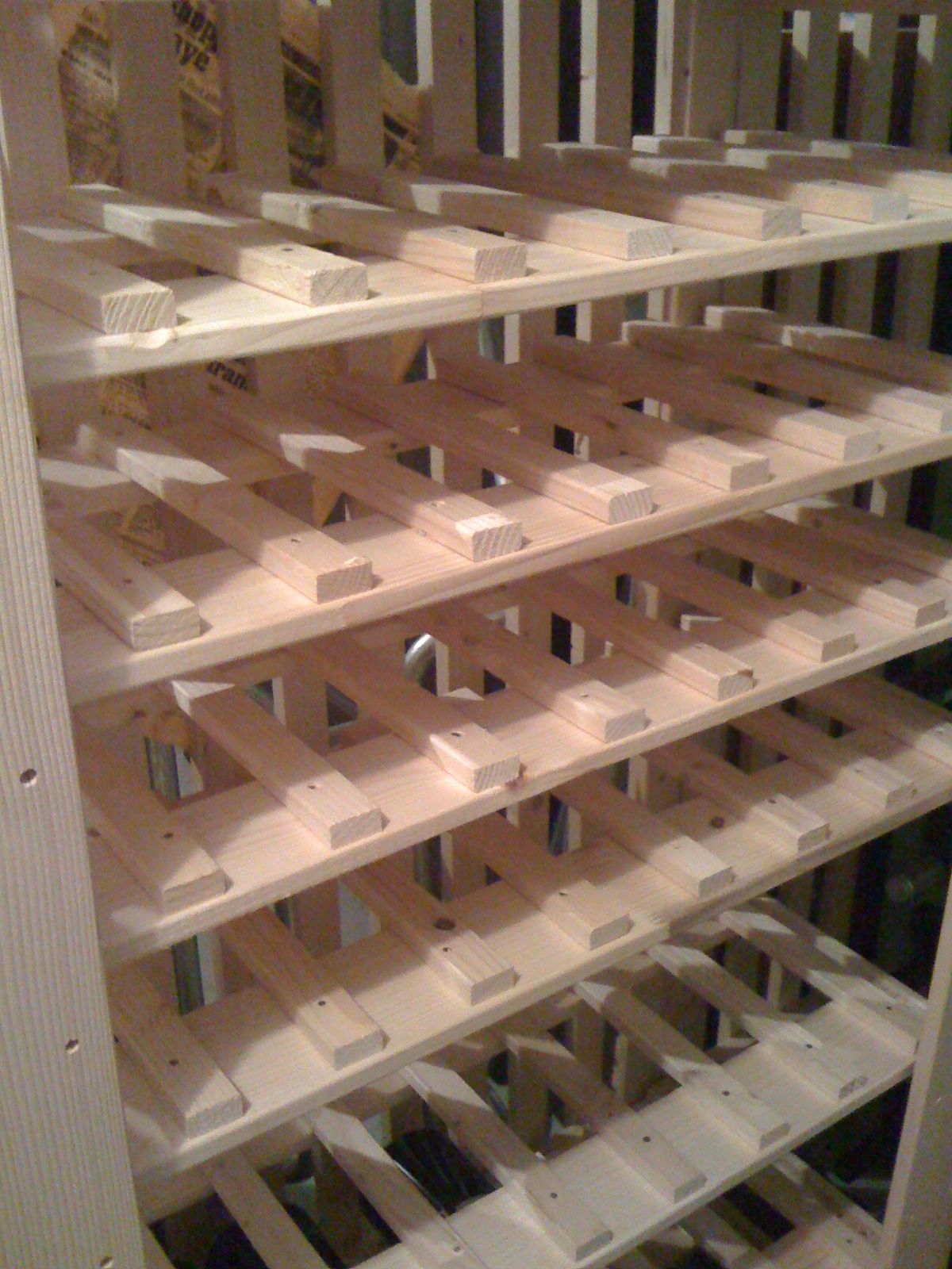 Fabriquer un range bouteille vertical