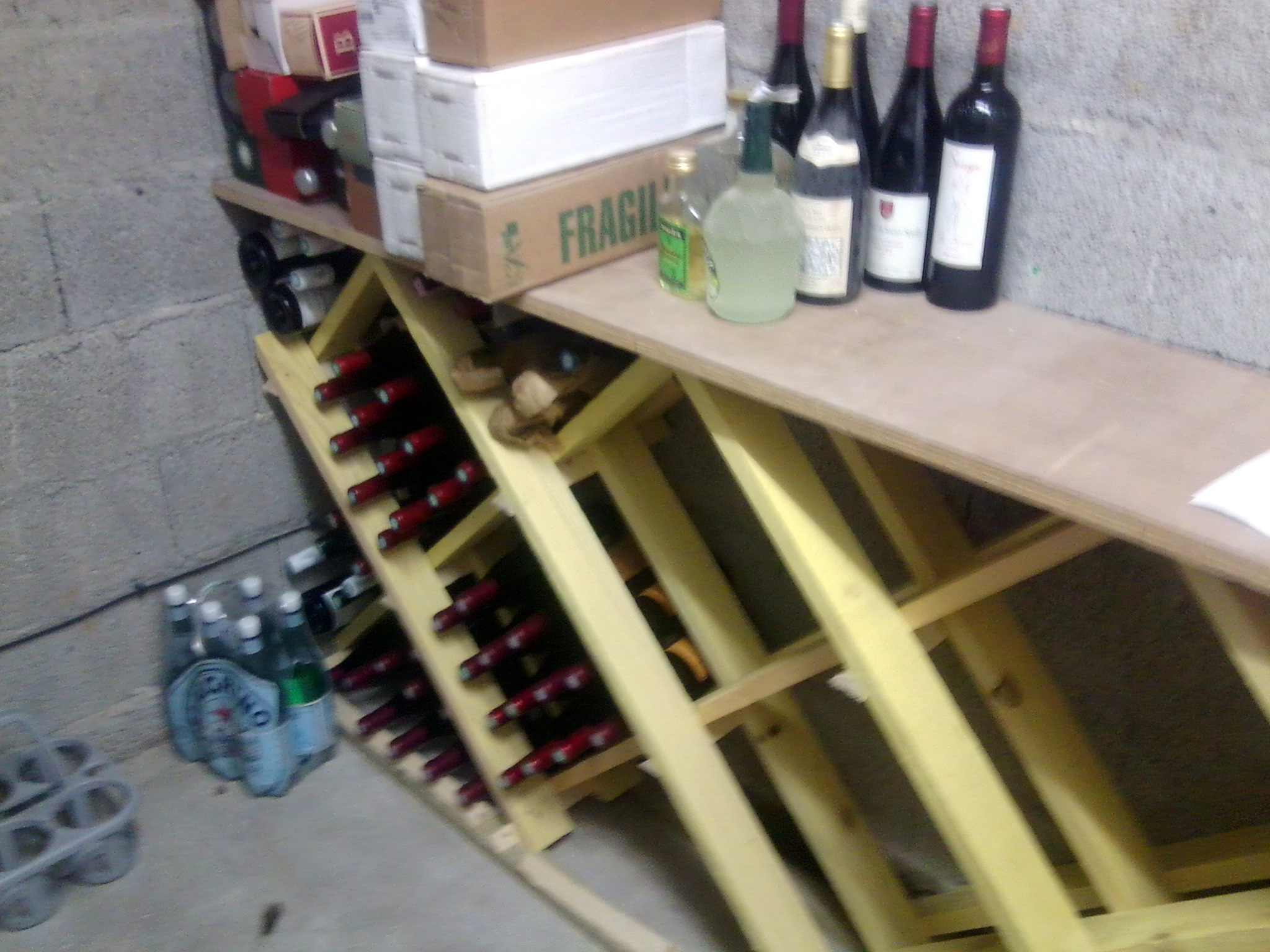 Faire casier a bouteille