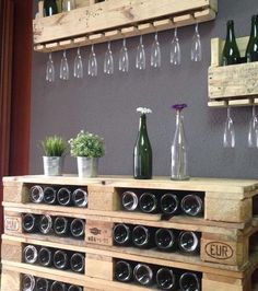 Petit bar range bouteille
