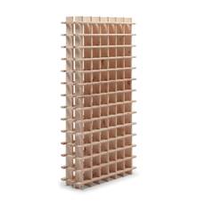 Range bouteille bois 60 cm