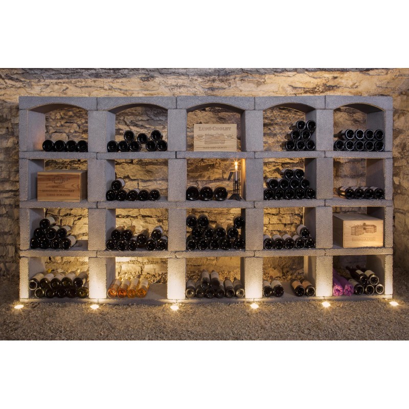 Rangement cave a vin en pierre