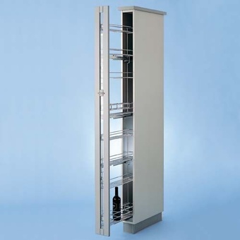 Range bouteille coulissant cuisine