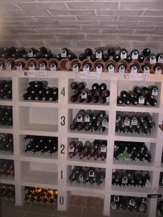 Range bouteille sur rail