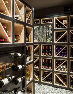 Cave a vin en bois design