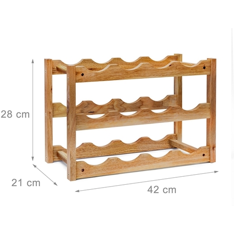 Casier range bouteille plastique