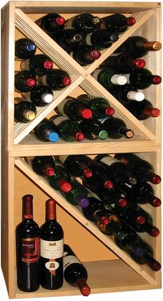 Fabriquer casier range bouteille
