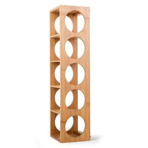 Range bouteille vertical en bois