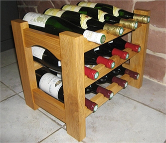 Construire casier bouteille bois