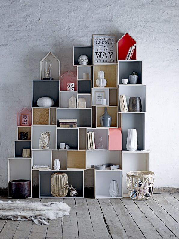 Etagere caisse vin bois