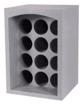 Porte bouteille polystyrène