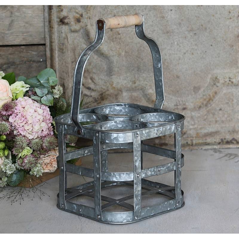 Porte bouteille ancien fer