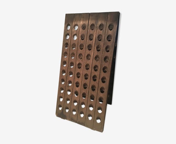 Range bouteille vintage bois