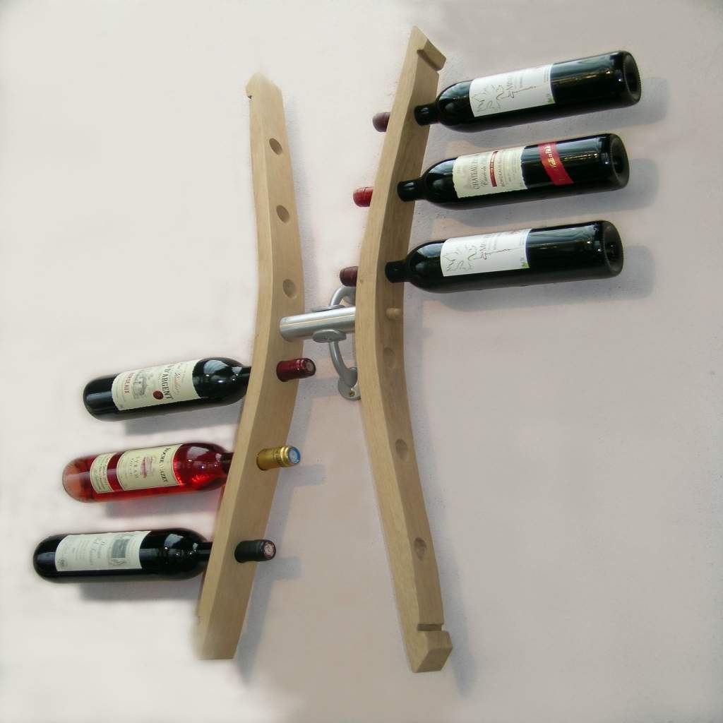 Range bouteille vin mural