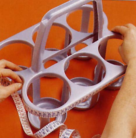 Porte bouteille plastique panier