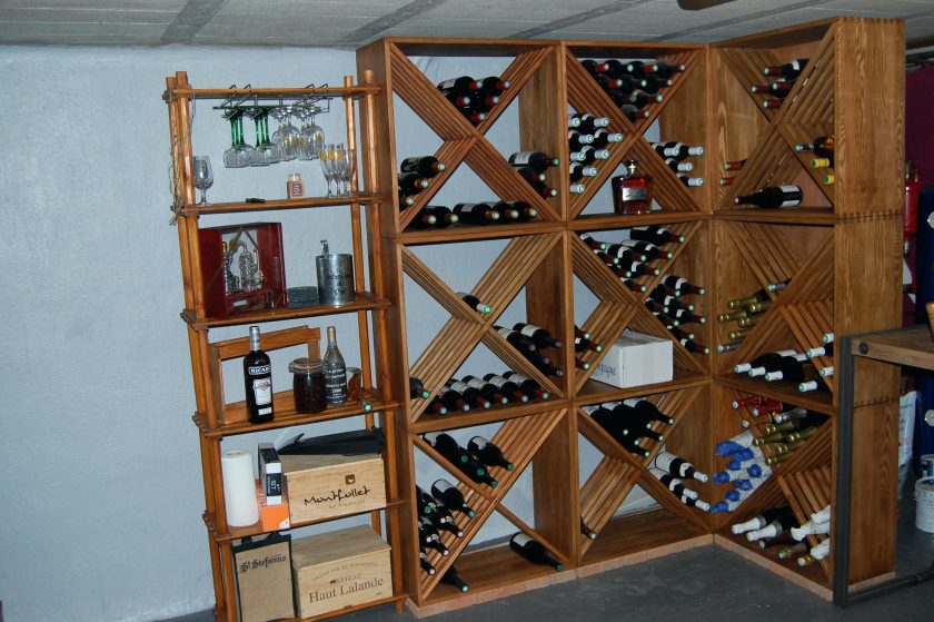 Etagere a vin fait maison