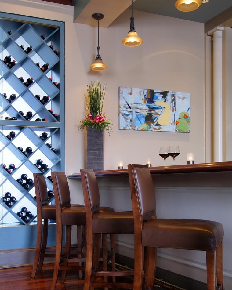 Rangement bouteille de vin cuisine
