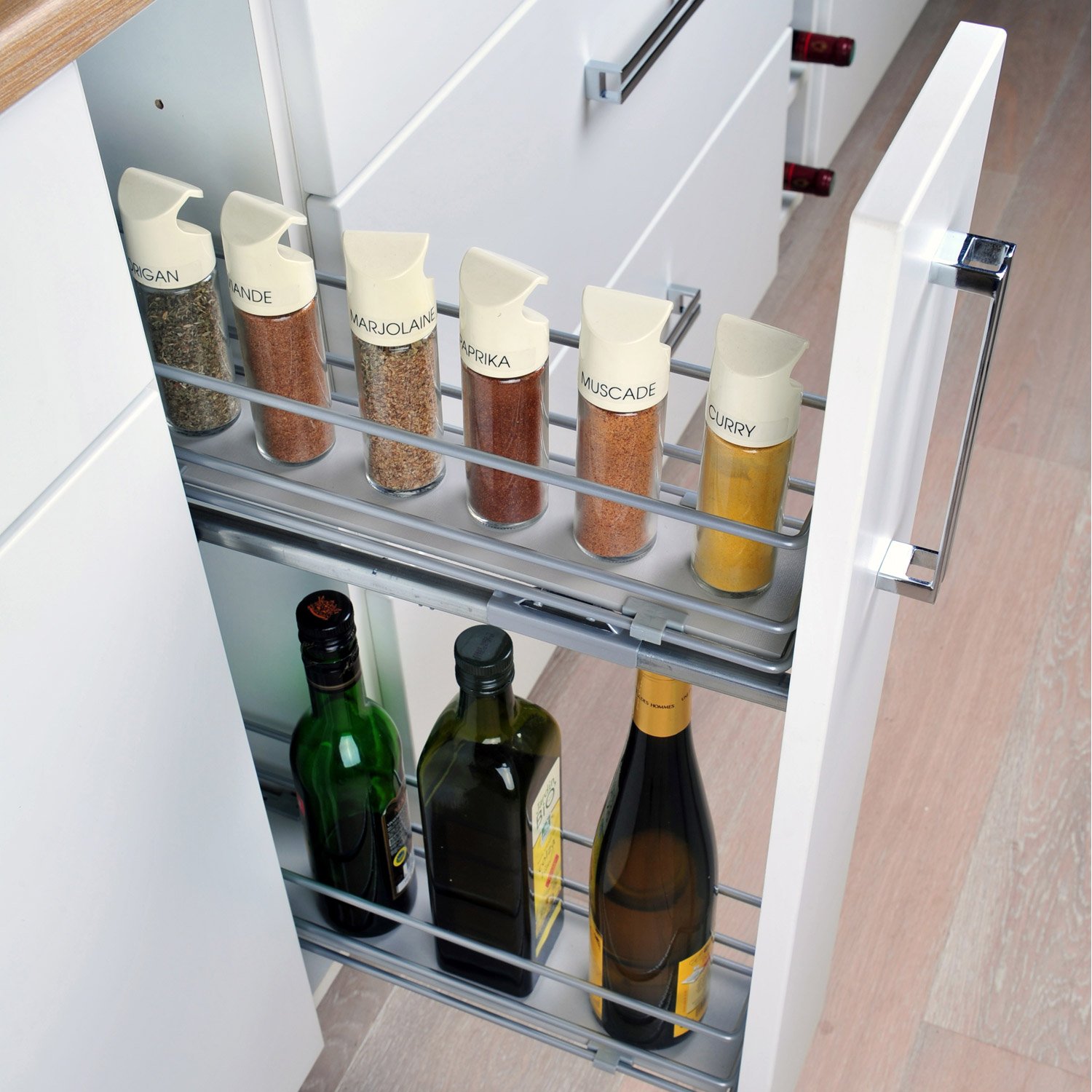 Meuble cuisine range bouteille 15 cm