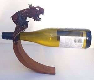 Porte bouteille bois equilibre