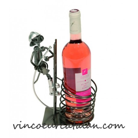 Porte bouteille de vin pompier