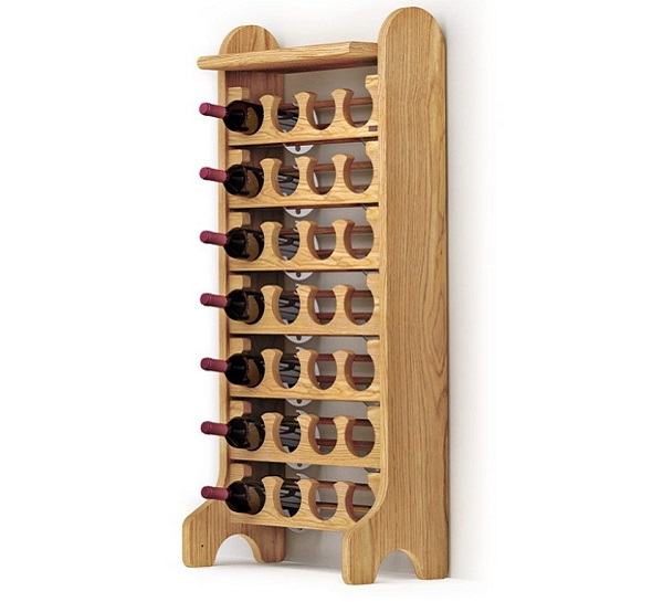 Casier bouteille bois vertical