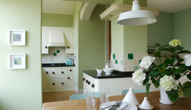 Peinture cuisine vert clair