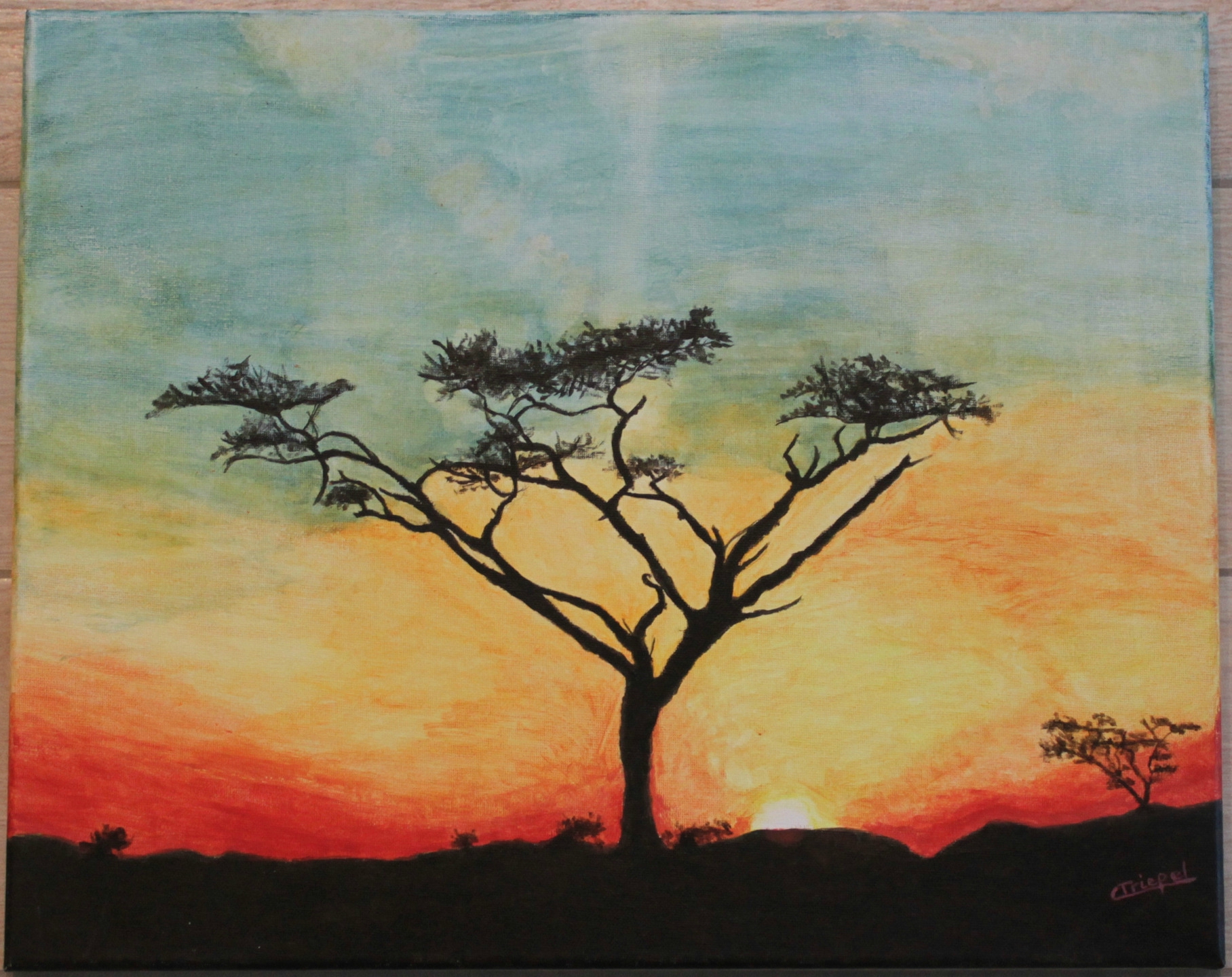 Peinture acrylique sur toile