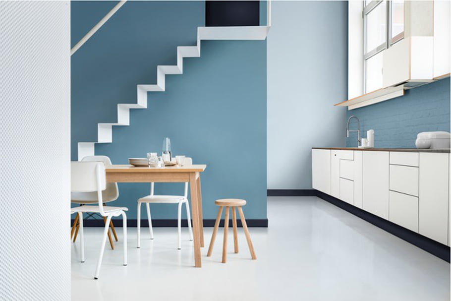 Peinture cuisine et bain dulux valentine architecte