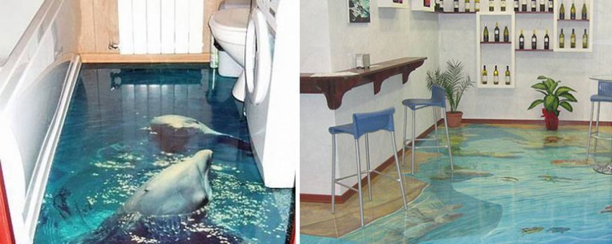 Peinture deco sol