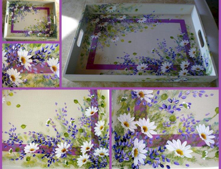 Peinture décorative sur bois technique