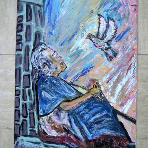 Utilisation peinture acrylique sur toile