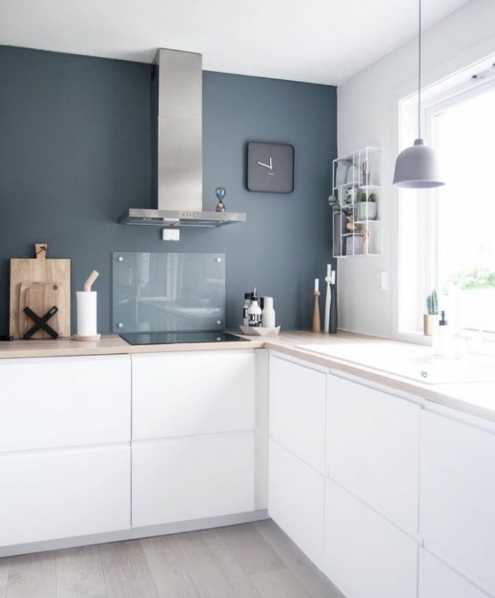 Peinture cuisine meuble blanc