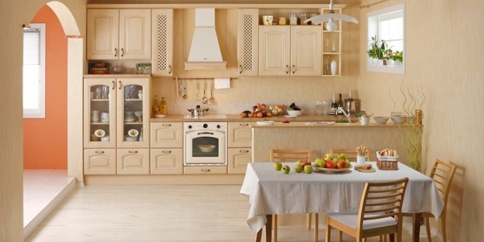 Couleur peinture cuisine beige