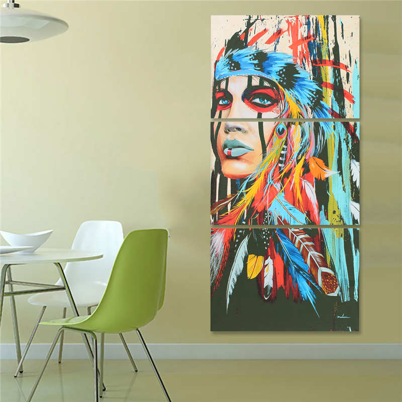 Peinture indienne deco