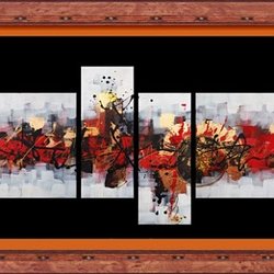 Peinture acrylique fond de toile